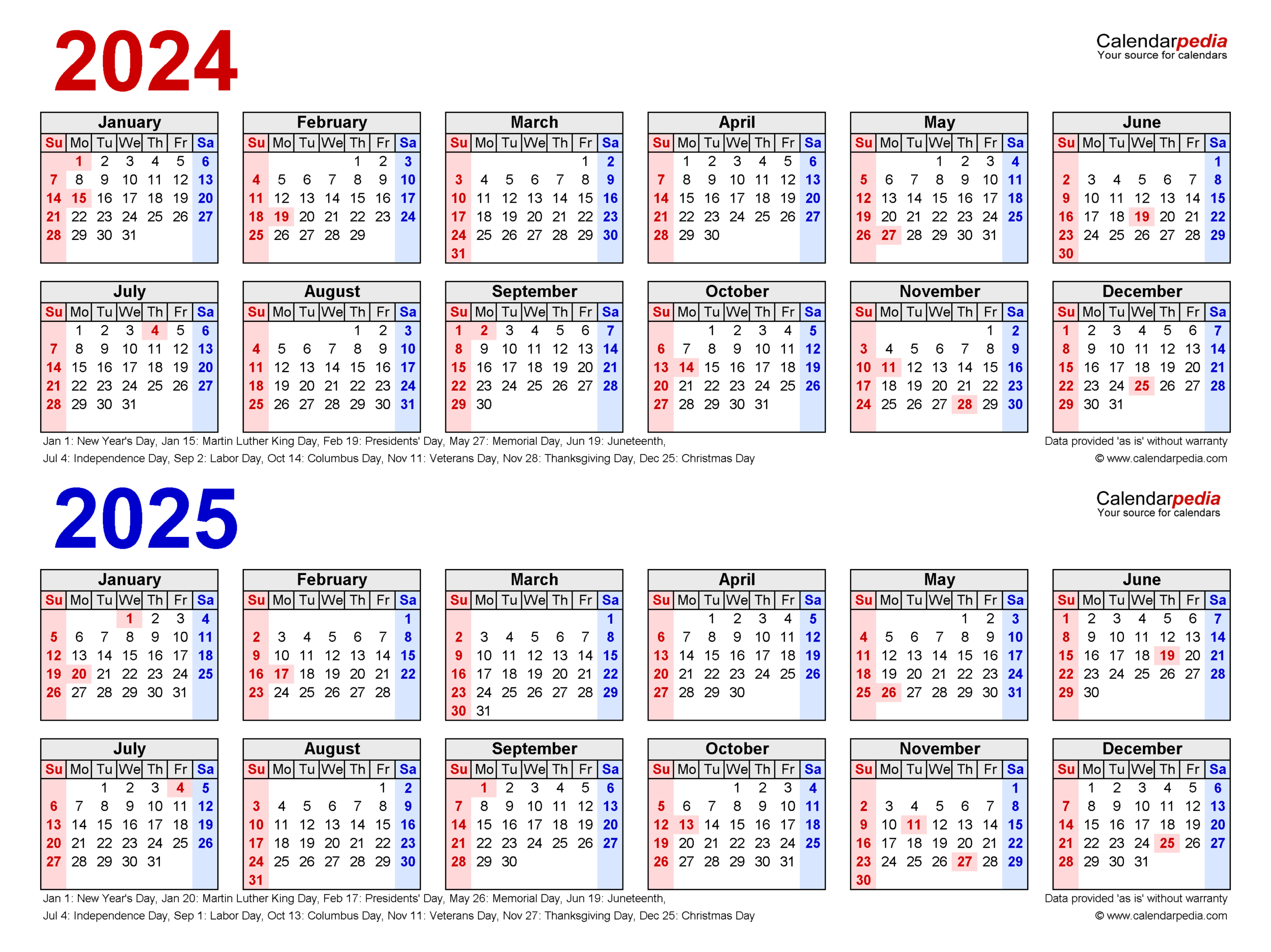 2024-2025 Two Year Calendar - Free Printable Pdf Templates in Free Printable Calendar August 2024-May 2025