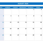 August 2024 Calendar  Calendar.best Pertaining To Printable Calendar August And September 2024