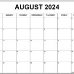 August 2024 Calendar | Free Printable Calendar In August Month Calendar Printable 2024