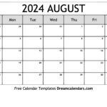 August 2024 Calendar   Free Printable With Holidays And Observances Regarding Calendar August 24