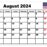 August 2024 Calendar Printable Pdf Templates Free Download In August 2024 Calendar With Holidays Printable