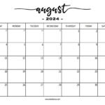 August 2024 Calendar – Sketch Repo Intended For August Calendar Dates 2024