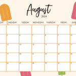 August 2024 Calendars   50 Free Printables | Printabulls In August 2024 Calendar Cute Printable