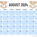 August 2024 Calendars (52 Free Pdf Printables) Inside August 2024 Calendar Printable Landscape