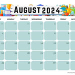 August 2024 Calendars (52 Free Pdf Printables) Regarding August Themed Calendar 2024