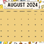 August 2024 Calendars (52 Free Pdf Printables) Throughout August Themed Calendar 2024