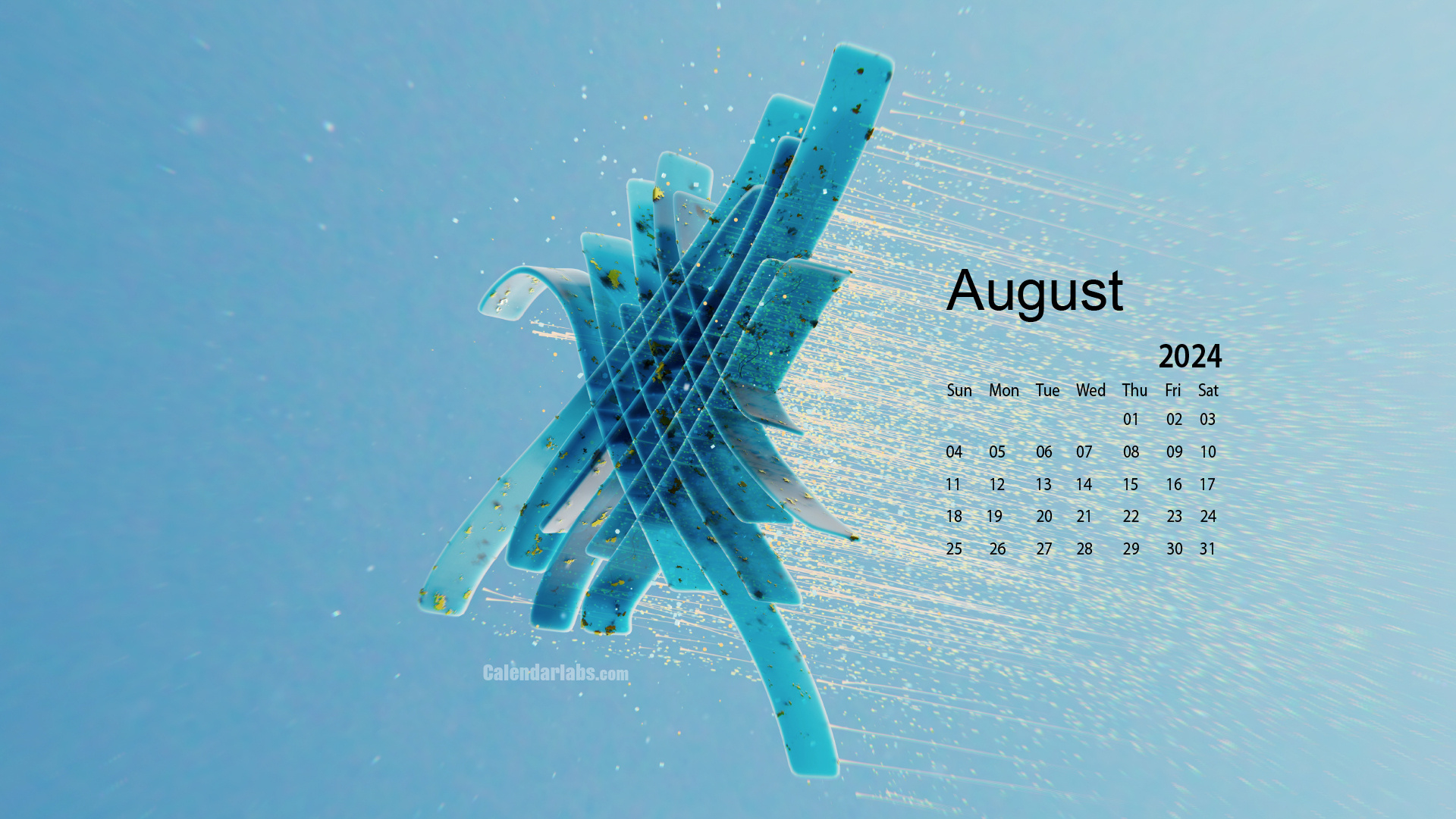 August 2024 Desktop Wallpaper Calendar - Calendarlabs for August Calendar 2024 Wallpaper