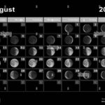 August 2024 Lunar Calendar, Moon Cycles, Moon Phases Stock Photo For August 2024 Moon Calendar