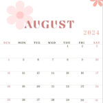 August Calendar 2024, August Calendar, Calendar Background, Study Within Aesthetic August Calendar 2024