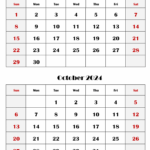 Calendar September October 2024 In August September October 2024 Calendar