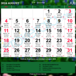 Chinese Calendar 2024 | Festivals | Holidays 2024 Intended For August Lunar Calendar 2024