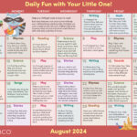 Early Literacy Activities — August 2024: Activities, Books, And More! For August Calendar Ideas 2024