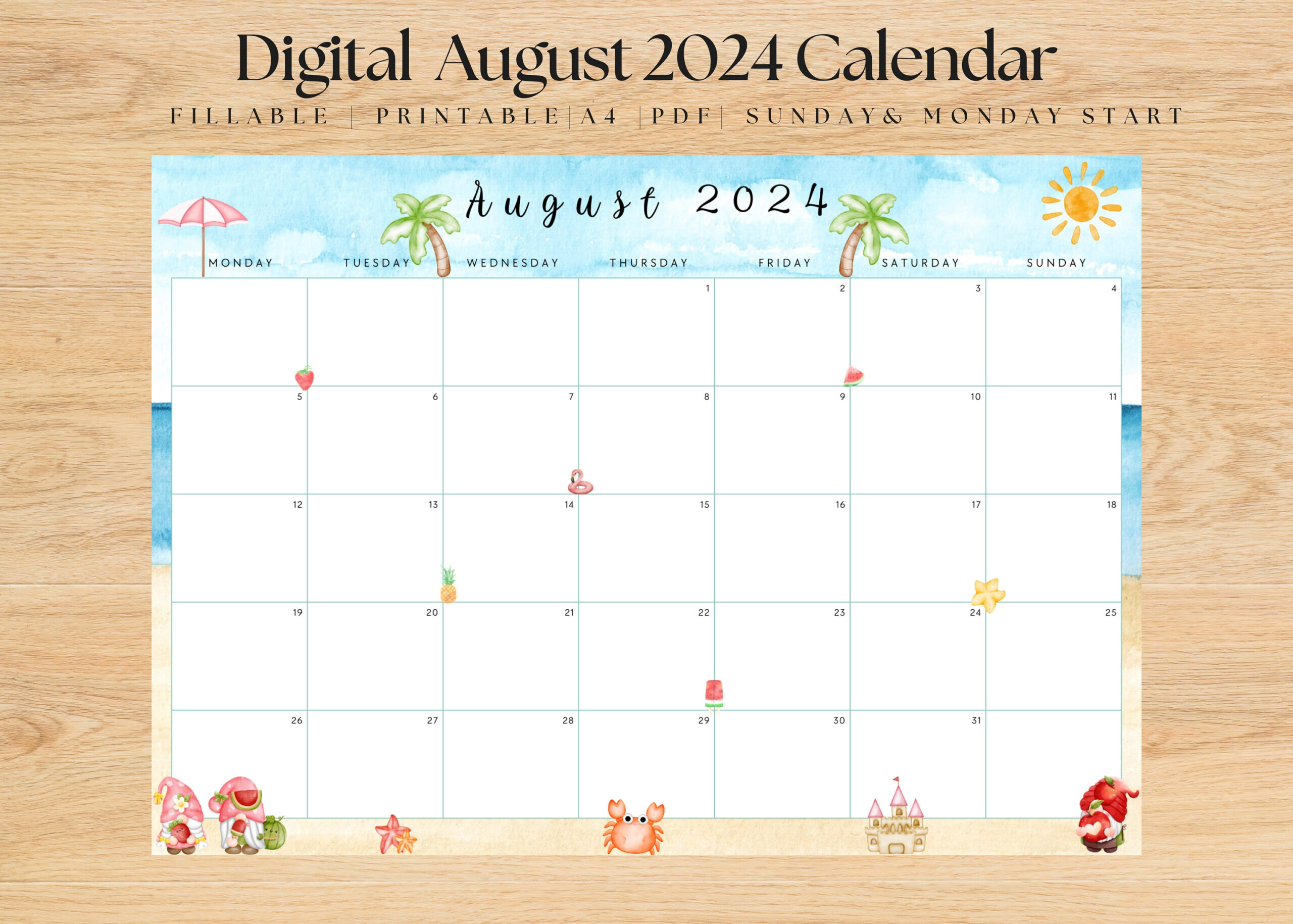 Editable August 2024 Calendar August Calendar Editable Calendar with August Editable Calendar 2024