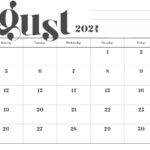 Free Printable August 2024 Calendar Templates | Canva For August 2024 Calendar Template