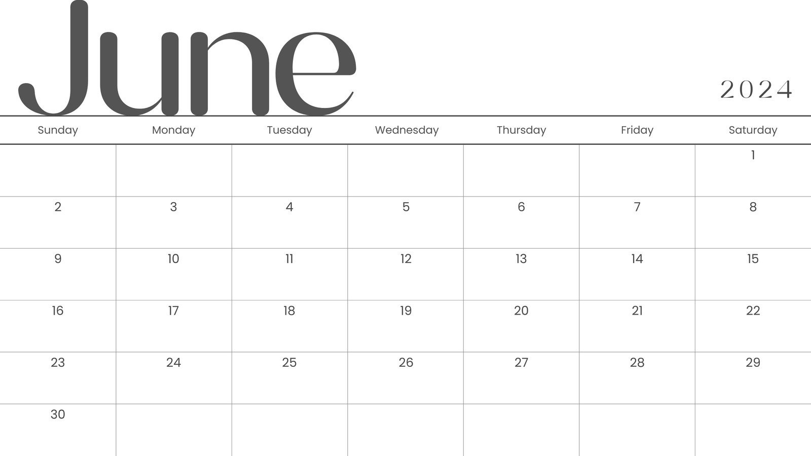 Free Printable, Custom June 2024 Calendar Templates | Canva throughout June July August 2024 Calendar Editable