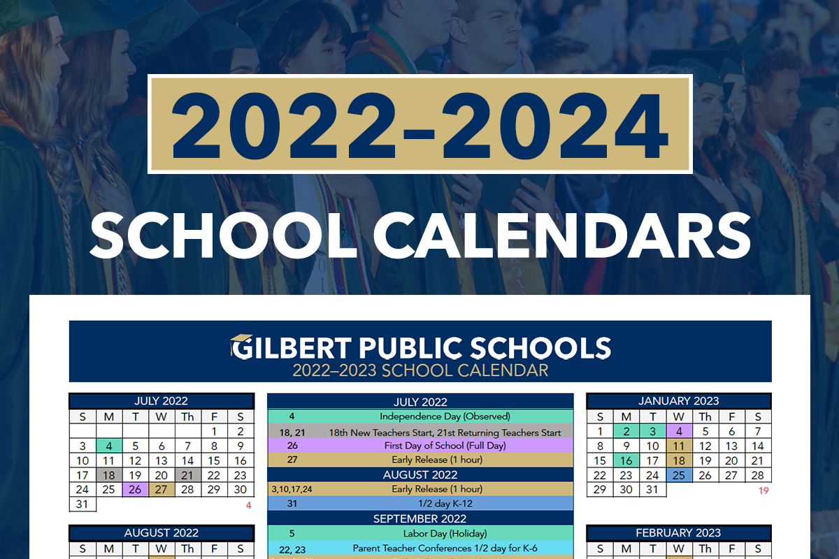 Gilbert Public Schools / Gps District Calendar pertaining to Augusta School Calendar 24-25