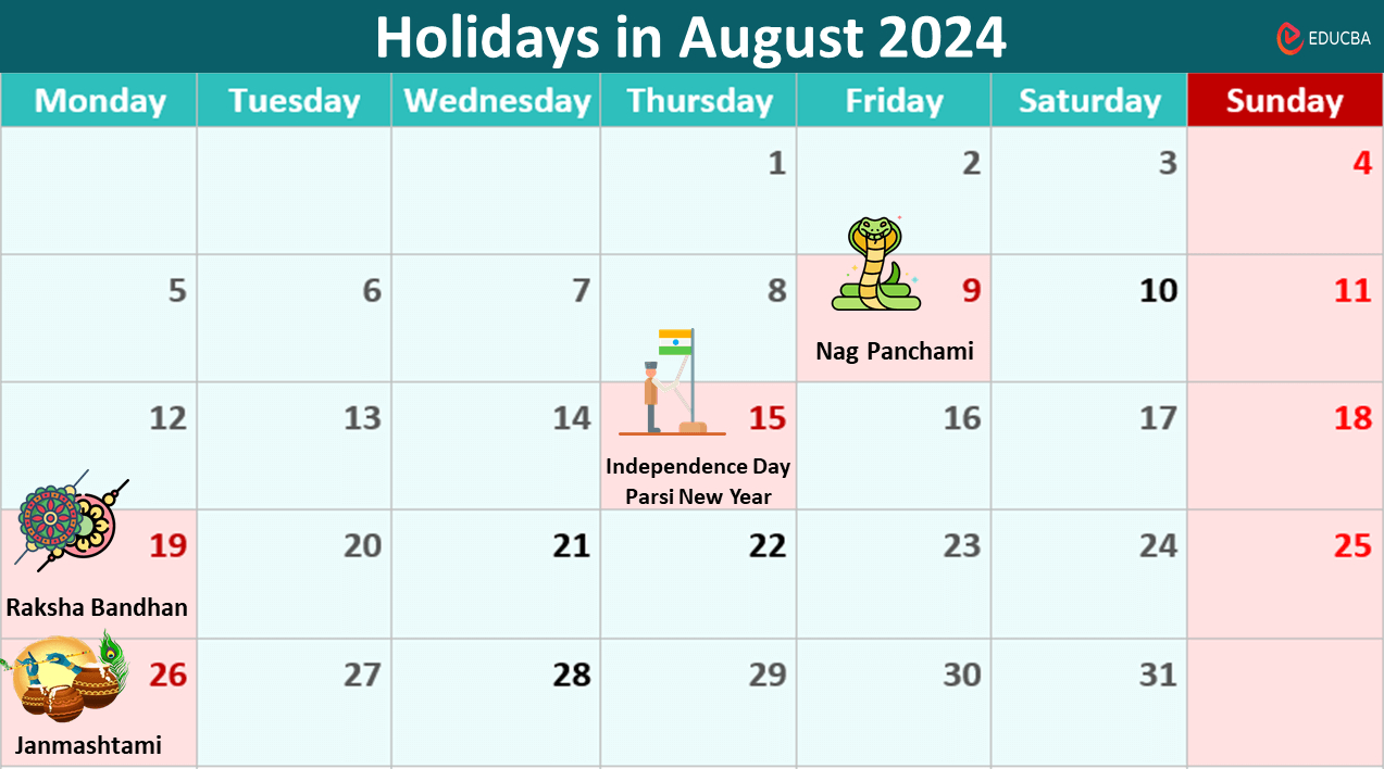 Holidays In August 2024 (India) | Festival And Long Weekend Plans regarding August Holiday Calendar 2024