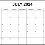 July 2024 Calendar | Free Printable Calendar Intended For July And August Printable Calendar 2024