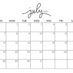 July 2024 Calendars   50 Free Printables | Printabulls For Printable Calendar July And August 2024