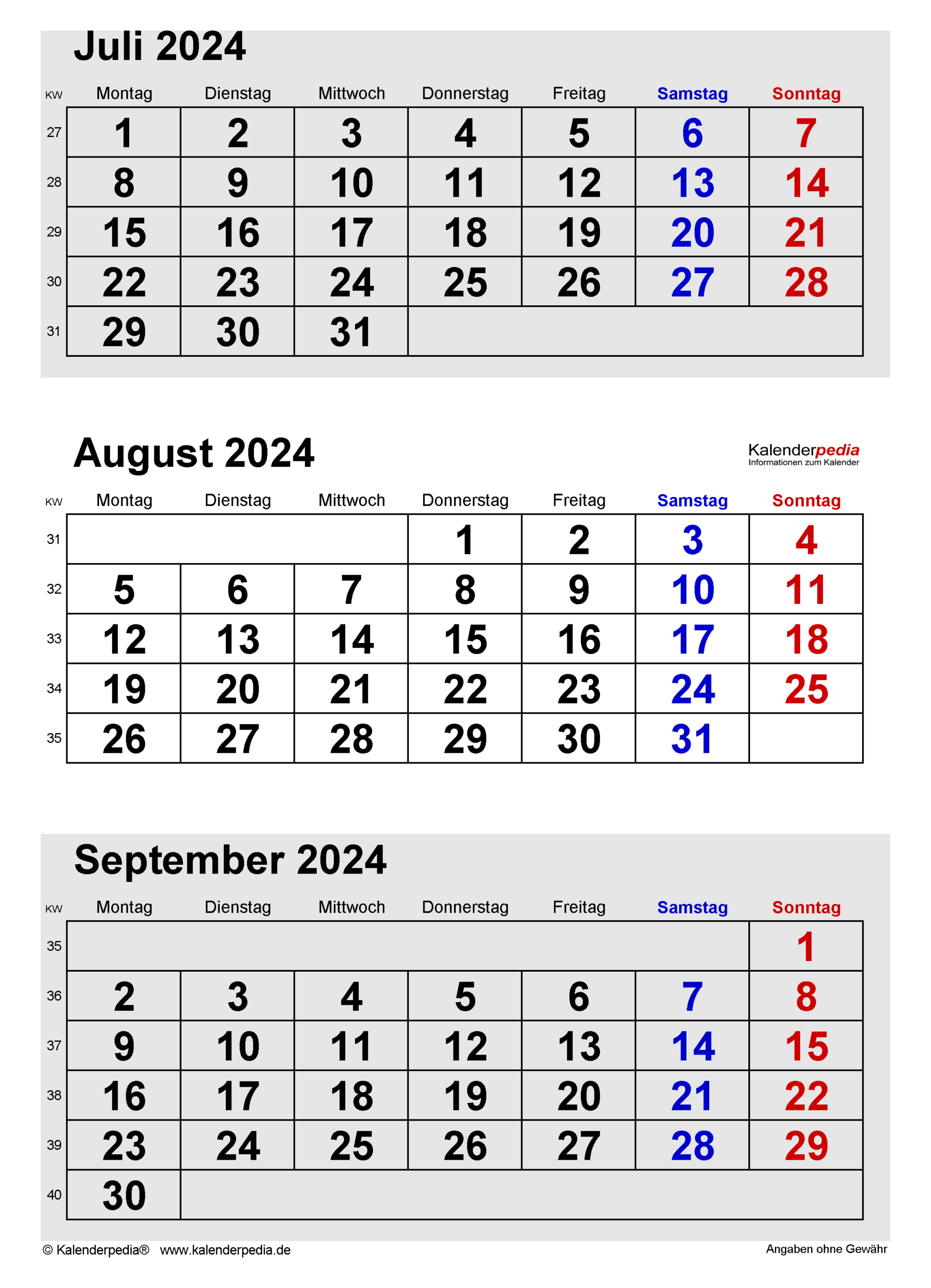 Kalender August 2024 Als Pdf-Vorlagen within August September Calender 2024