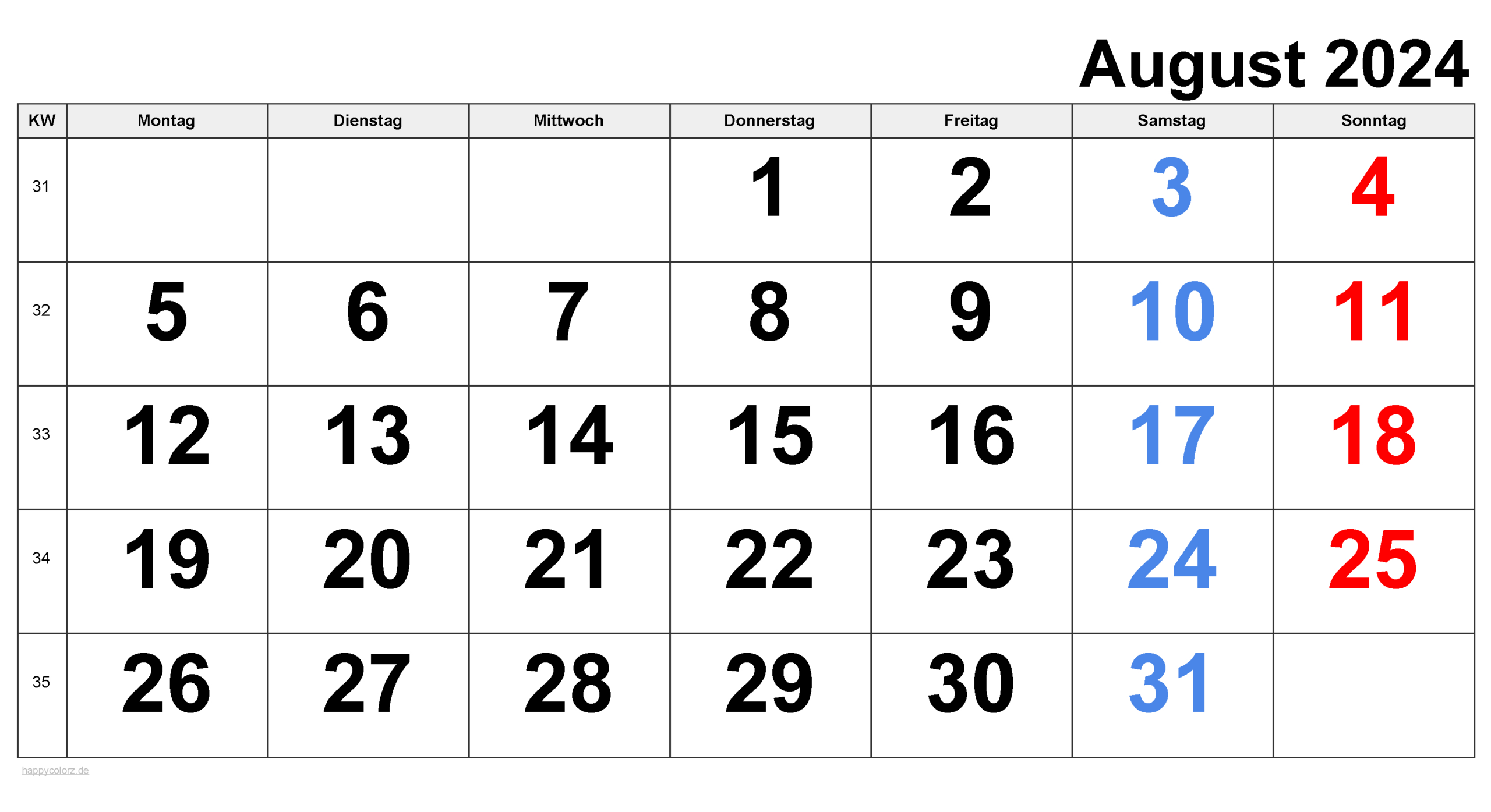 Kalender Monate 2024 Als Pdf, Excel Und Bild Datei Kostenlos Zum with regard to August 2028 Calendar