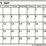 May 2025 Calendar Printable Throughout August 2024 May 2025 Calendar Printable