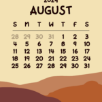 Monthly Calendar 2024, August Calendar 2024, August 2024, Calendar With August Calendar Themes 2024