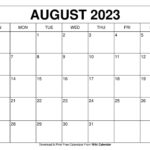 Printable August 2024 Calendar Templates With Holidays For Wiki Calendar August 2024