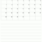 Printable August 2033 Calendar   Half Page With Notesheet Within August 2033 Calendar