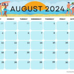 Printable Calendars For 2024 & 2025 (Free Pdfs) Regarding Free August Calendar Printable 2024