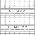 Printable July August September 2024 Calendar Templates With July August September 2024 Calendar Printable