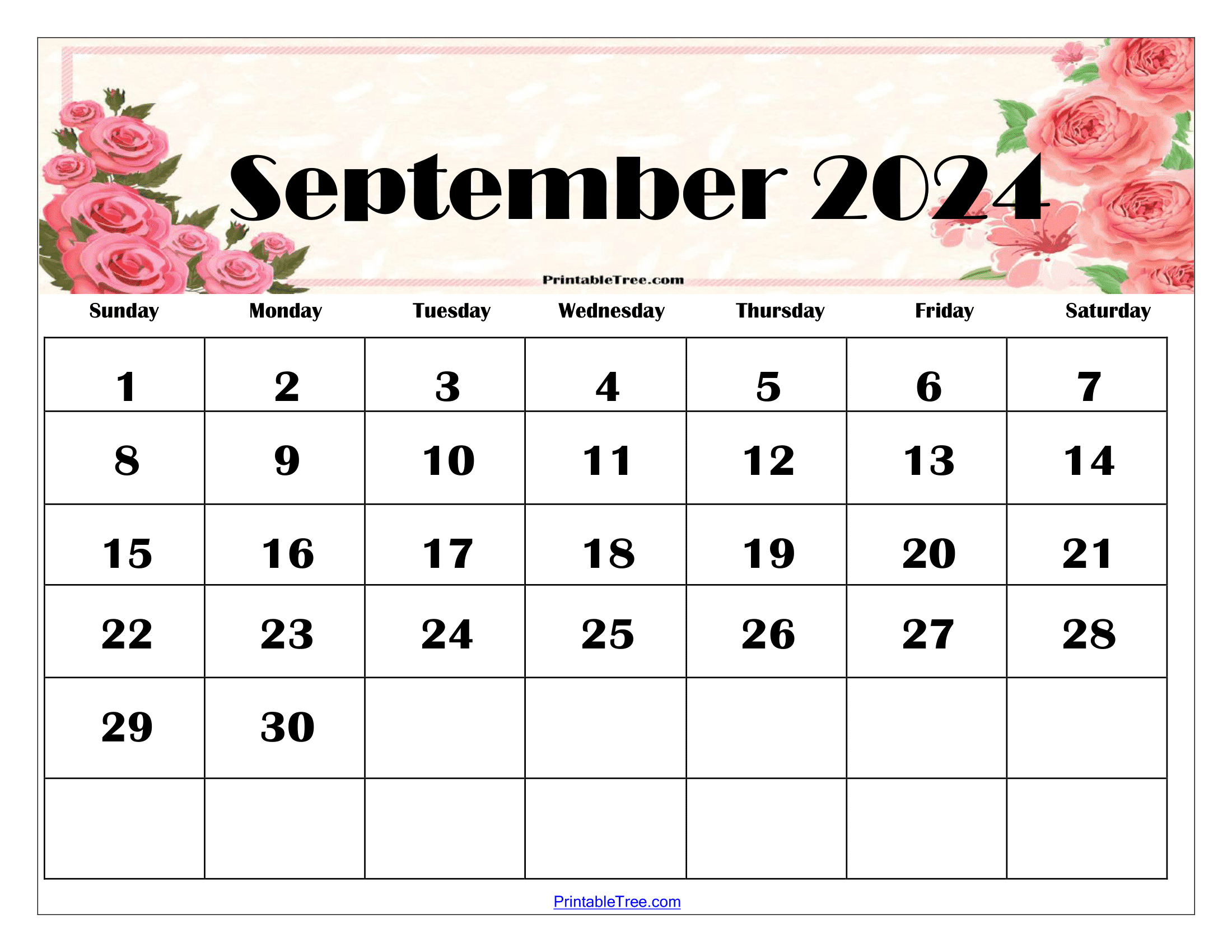 September 2024 Calendar Printable Pdf With Holidays inside August September Printable Calendar 2024