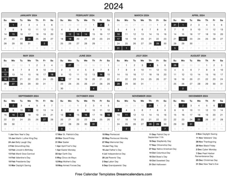 September Free Printable Calendar 2024 Mlk Day