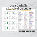 2024 Catholic Calendar Digital Download   Etsy With Regard To Catholic Calendar September 2024