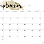 2024 Monday Start Calendar Printable   Watercolor   Paper Trail Design Within September 2024 Calendar Monday Start