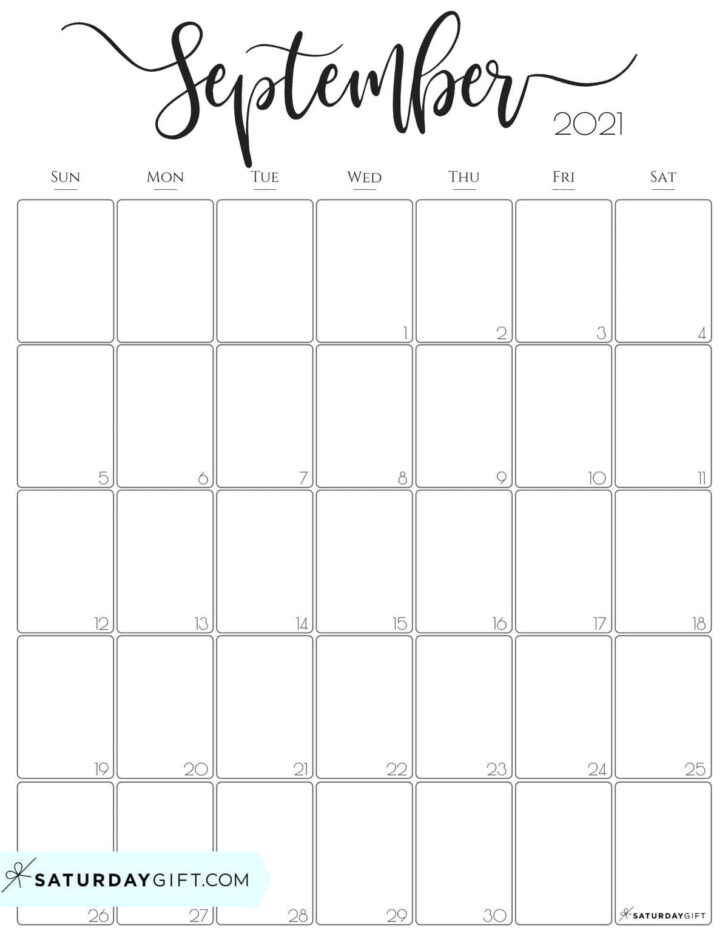 September 2024 Calendar Printable Vertical