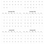 Calendar From September 2024 To June 2025 Within September 2024 June 2025 Printable Calendar