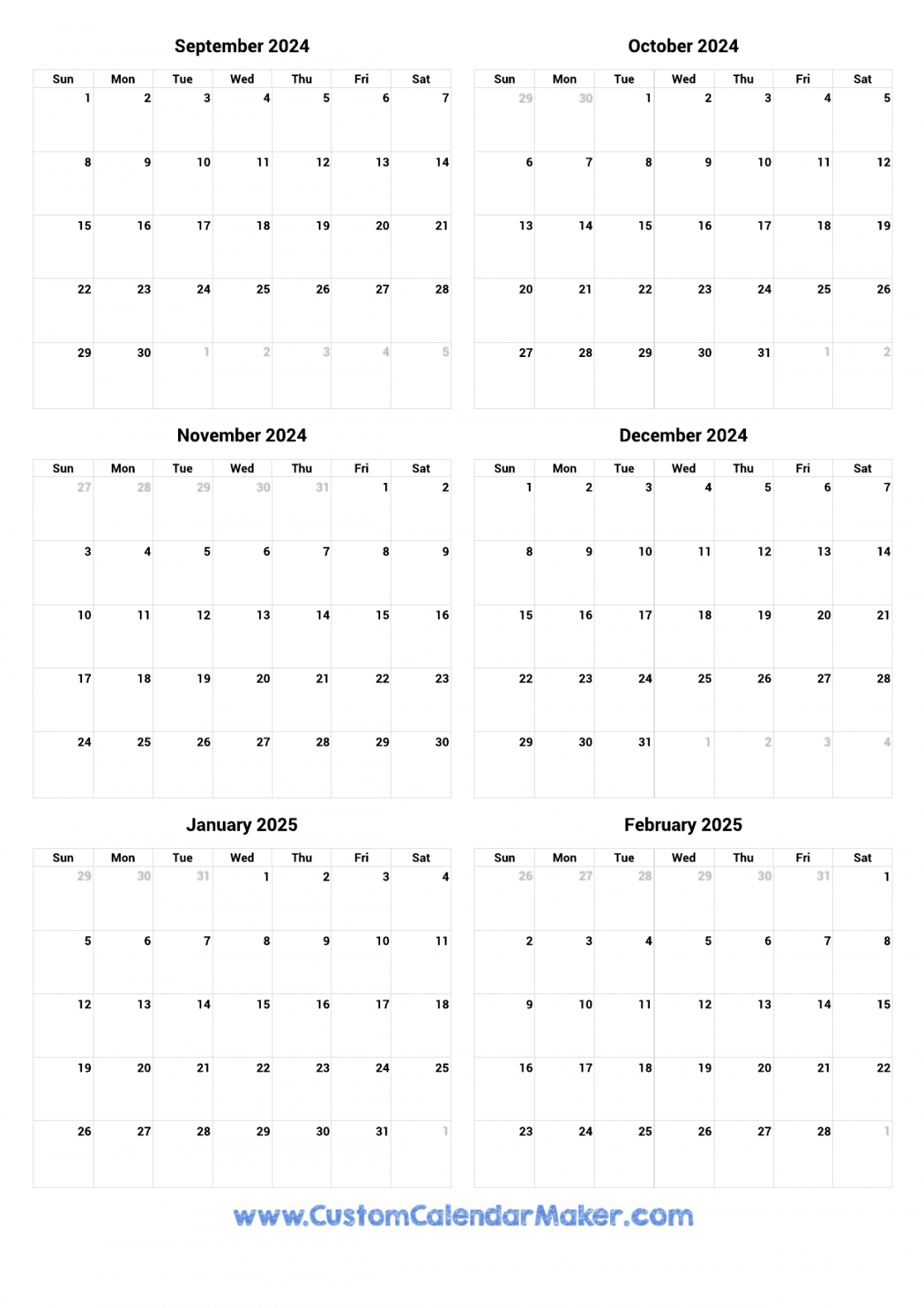 Calendar From September 2024 To June 2025 within September 2024-June 2025 Printable Calendar