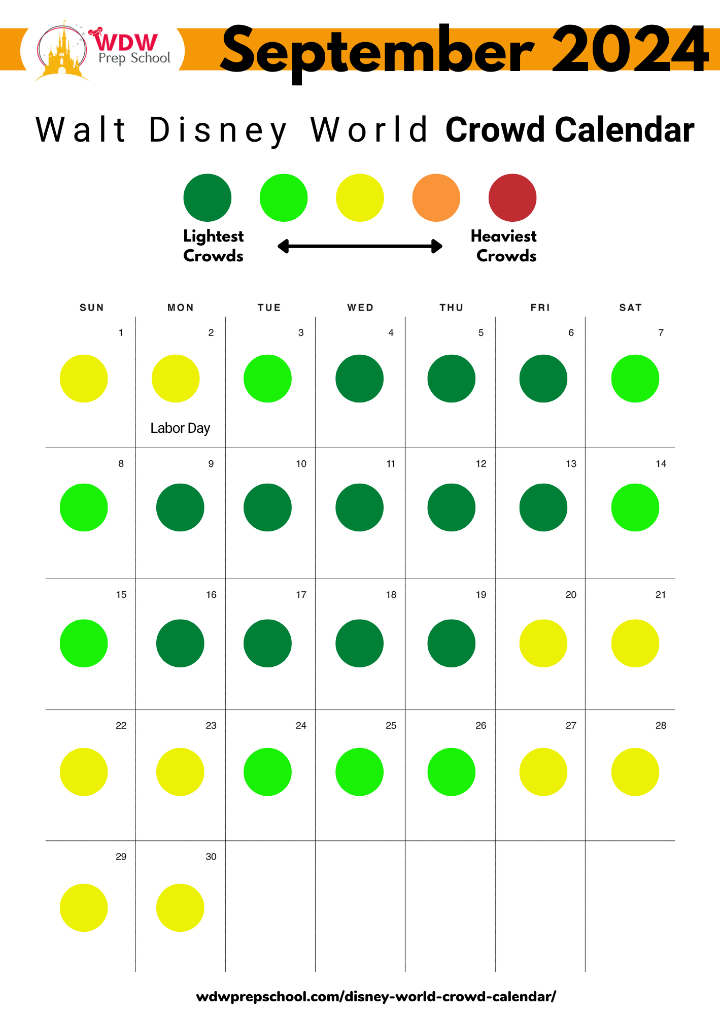 Complete Guide To Disney World In September (2024) in Disney World Crowd Calendar September 2024