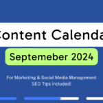 Content Calendar For September 2024 For September Social Media Calendar 2024