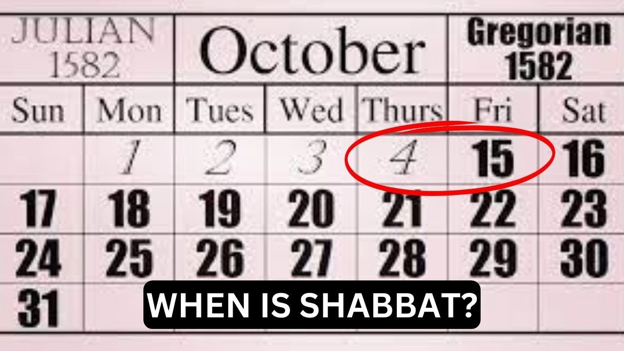 Did The Gregorian Calendar Change The Sabbath? with regard to September 1752 October 1582 Calendar