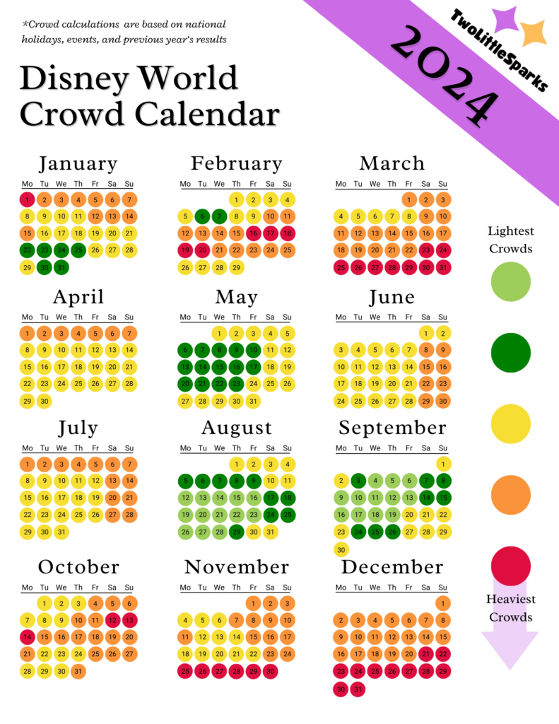 Disney World Crowd Calendar 2024: Best Times To Visit This Year in Disney World September 2024 Crowd Calendar