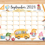 Editable September 2024 Calendar, Back To School Planner With Cute For Cute Calendar September 2024