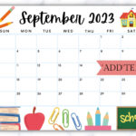 Editable September 2024 Calendar, Cute Printable Calendar, Back To With September 2024 Calendar For Preschool