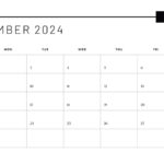 Free Printable September 2024 Calendar Templates | Canva Throughout Calendar Template September 2024 Printable