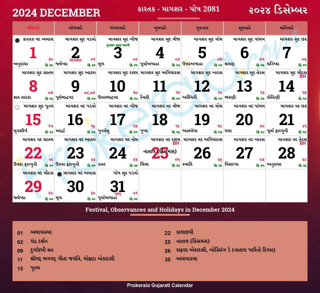 Gujarati Calendar 2024 | Gujarat Festivals | Gujarat Holidays 2024 regarding Gujarati Calendar September 2024