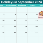 List Of Holidays In September 2024 (India) | Educba Pertaining To September 2024 Holiday Calendar