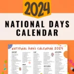 National Days Calendar 2024 2025 | Digital Hygge Throughout National Day Calendar For September 2024