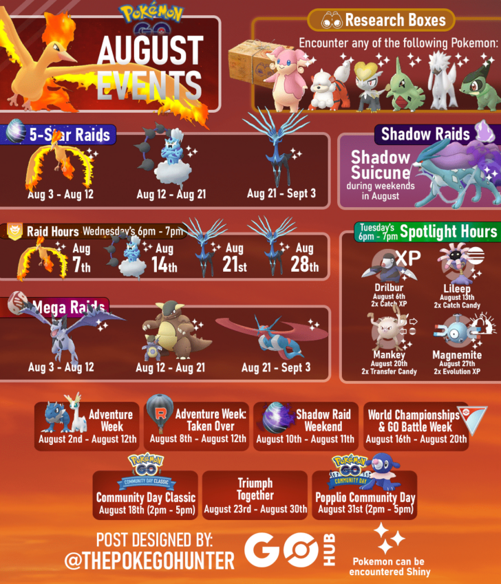 September 2024 Calendar Pokemon Go