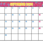 Printable September 2024 Calendar   Etsy In September Waterproof Calendar 2024